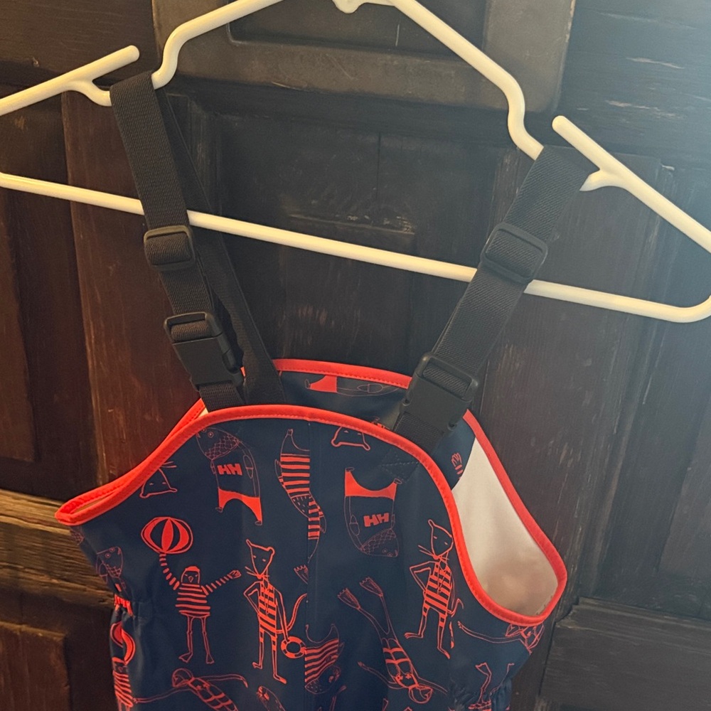 Helly Hansen Children's Red and Blue Rain Gear - Picture 5 of 6